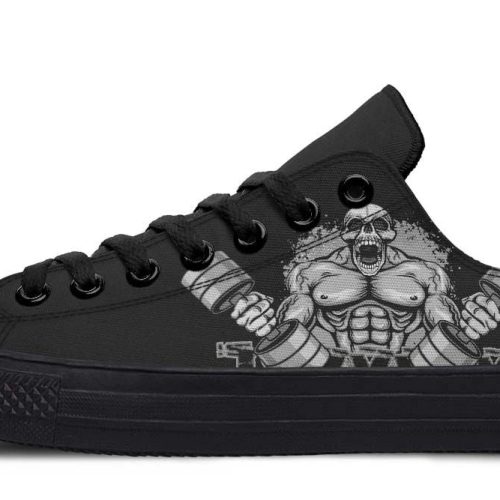 Crazy Deadlift Black Low-Top Sneakers - Fitness & Gym Lifestyle